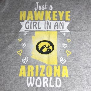 Hawkeye in Arizona T-shirt Grey Ladies S
